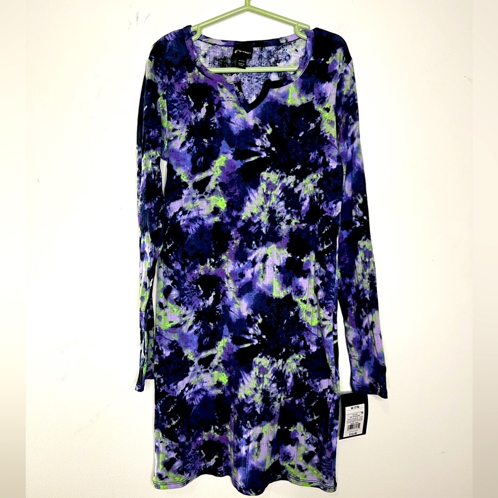 Girls' Art Class Notch Neck Long Sleeve Knit Dress | Medium 7/8 | NWT